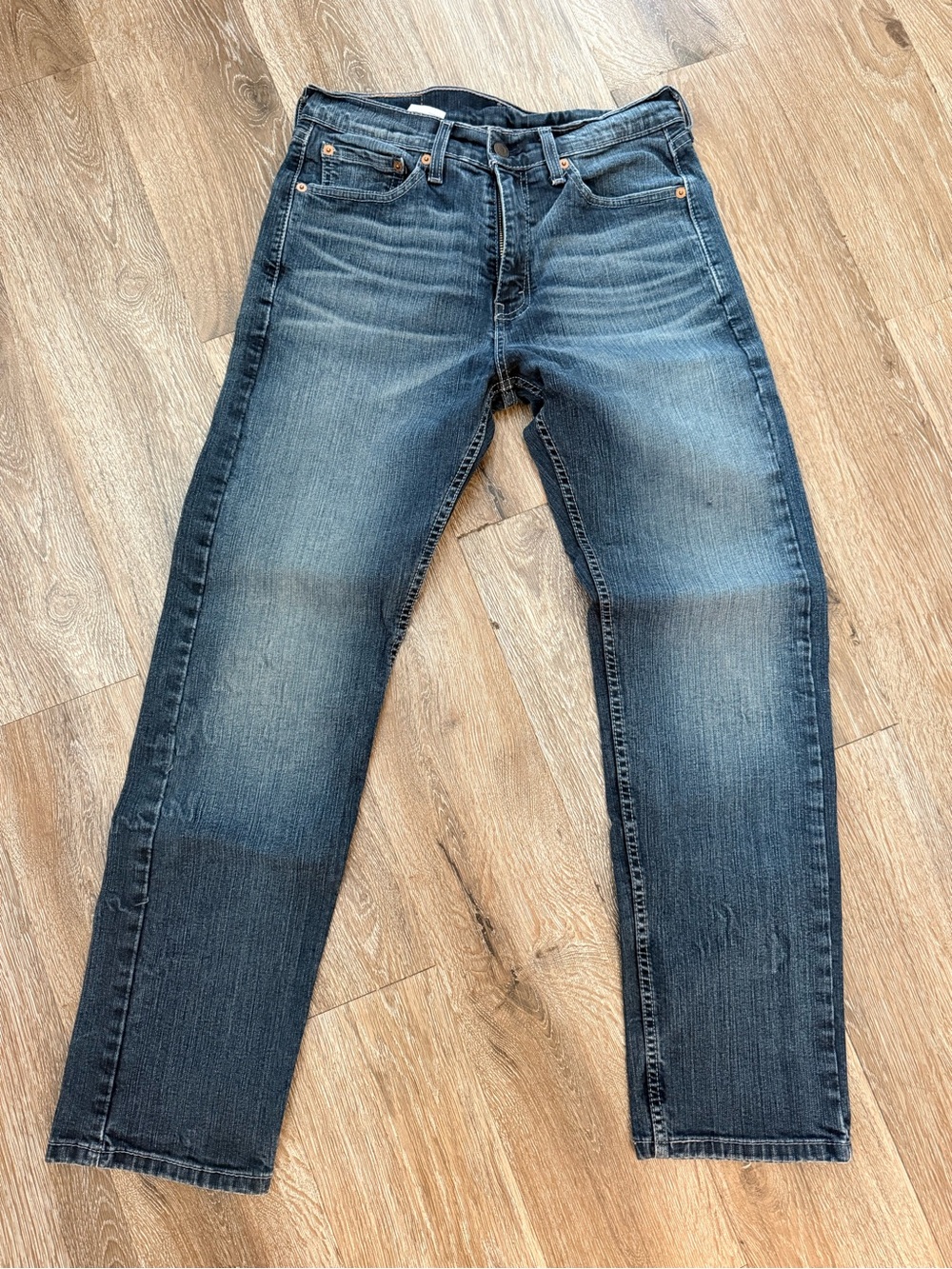 Levi's Men's Straight Jeans in Faded Blue